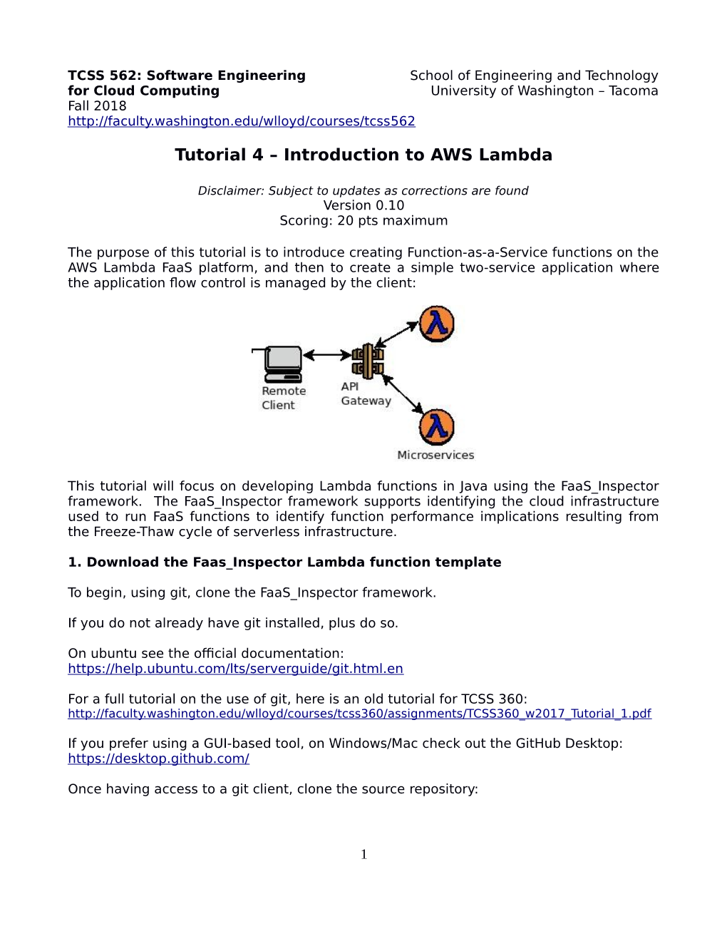 Tutorial 4 – Introduction to AWS Lambda