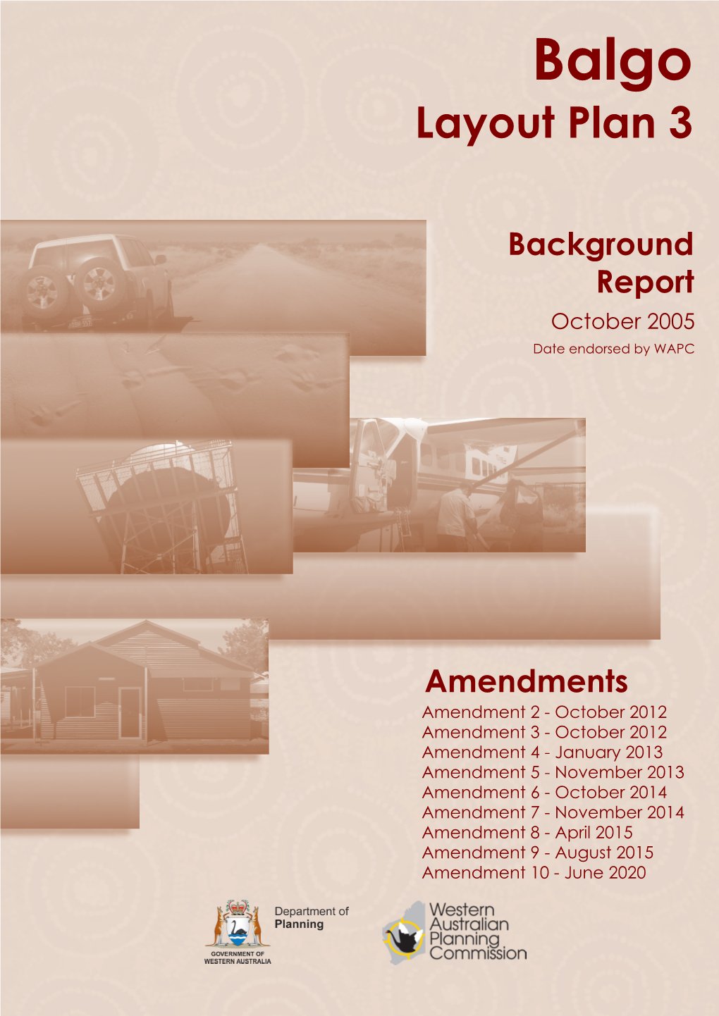 Balgo Layout Plan 3 Background Report