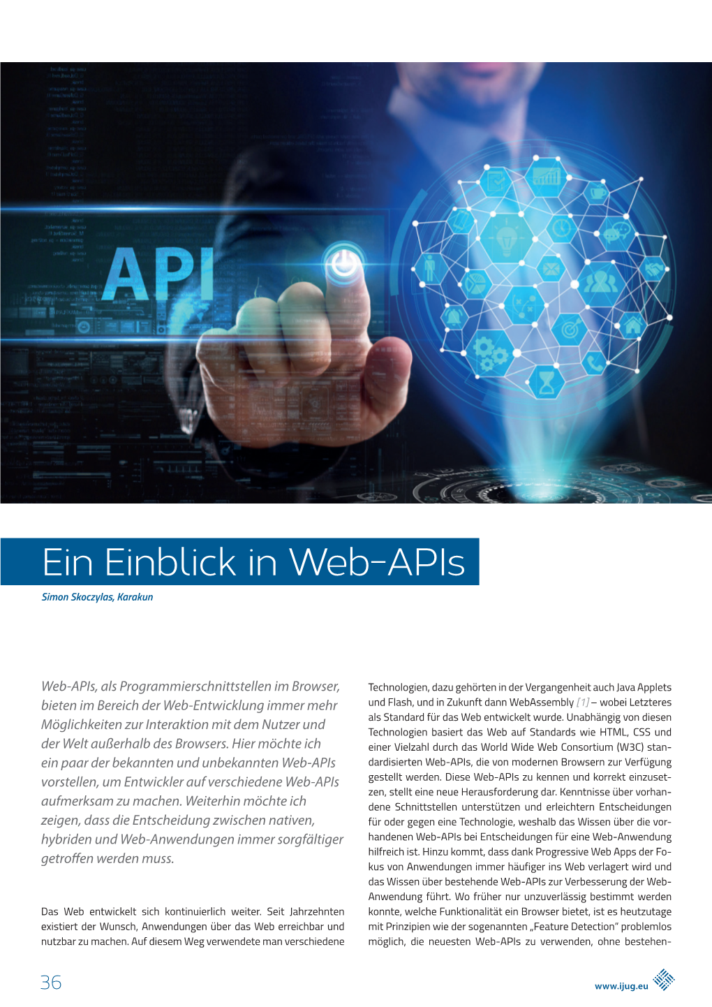 Ein Einblick in Web-Apis Simon Skoczylas, Karakun