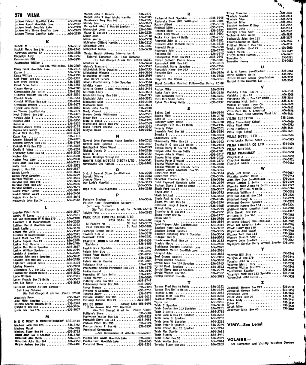 Wjns's Harry Wynnyk Spedden 636-3597