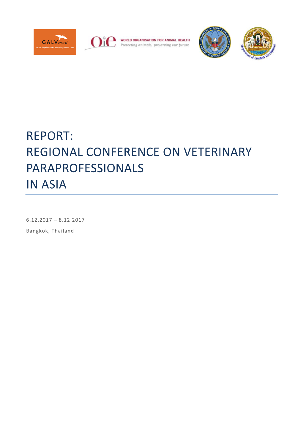 Regional Conference on Veterinary Paraprofessionals in Asia