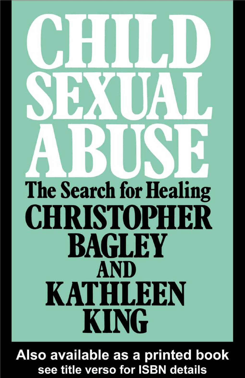 CHILD SEXUAL ABUSE This Page Intentionally Left Blank