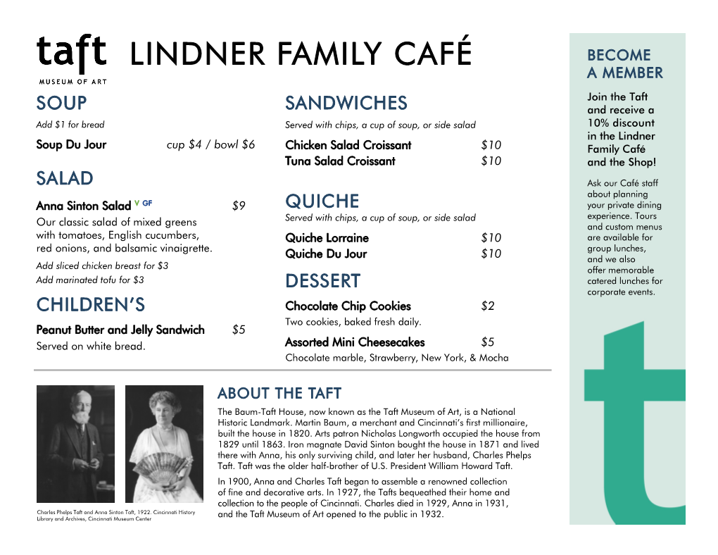 Lindner Family Café Become a Member