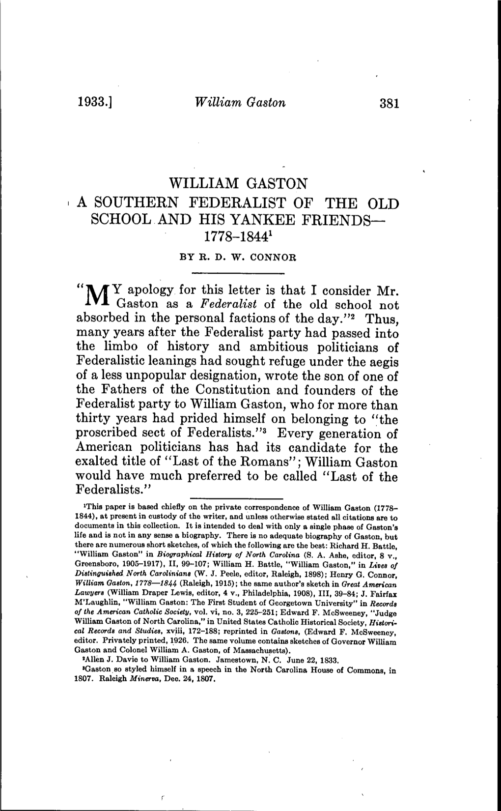 William Gaston 381