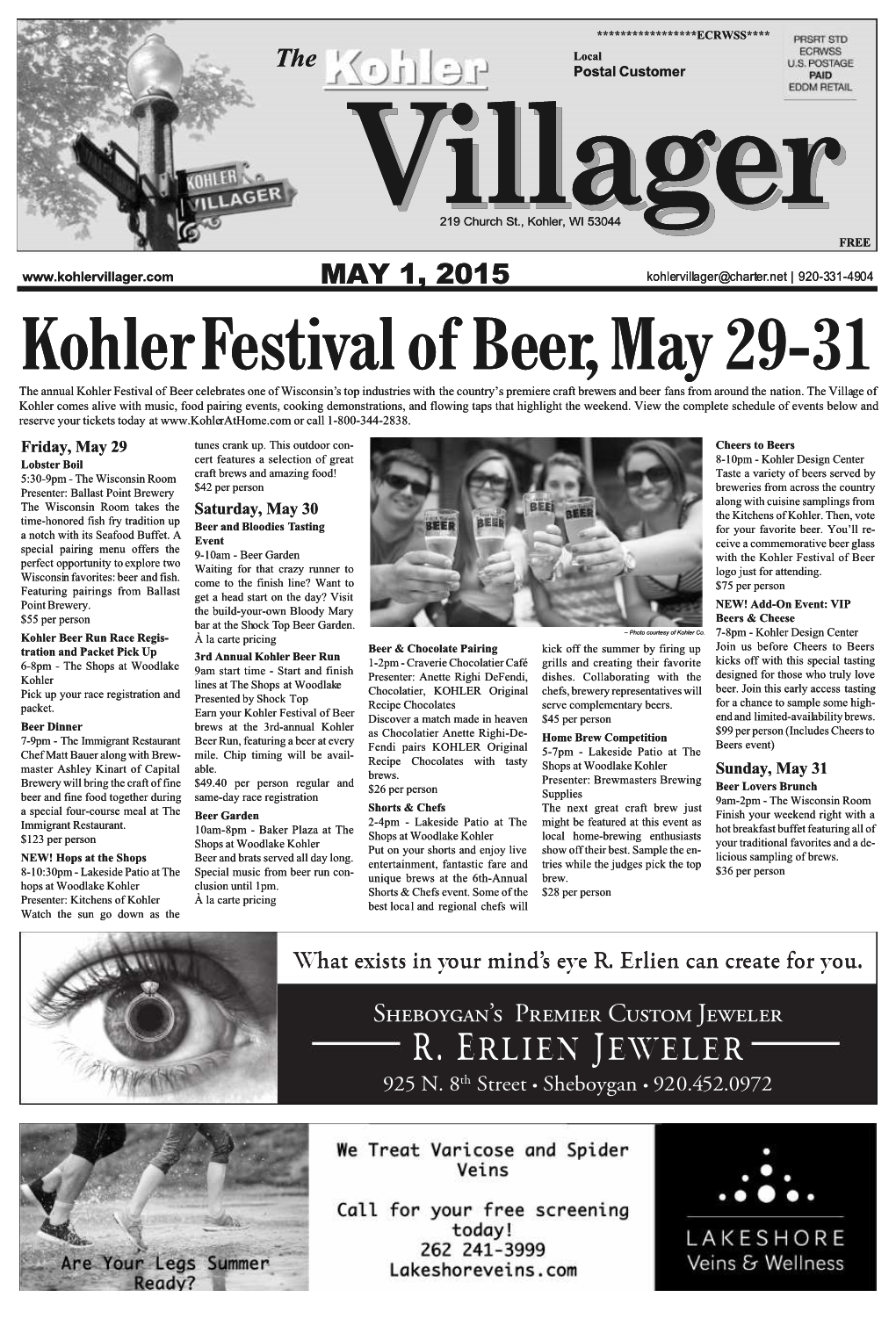 Kohlerfestivalof Beer,May 29-31