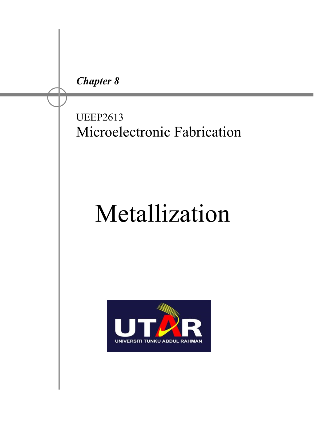 8.2 Aluminum Metallization