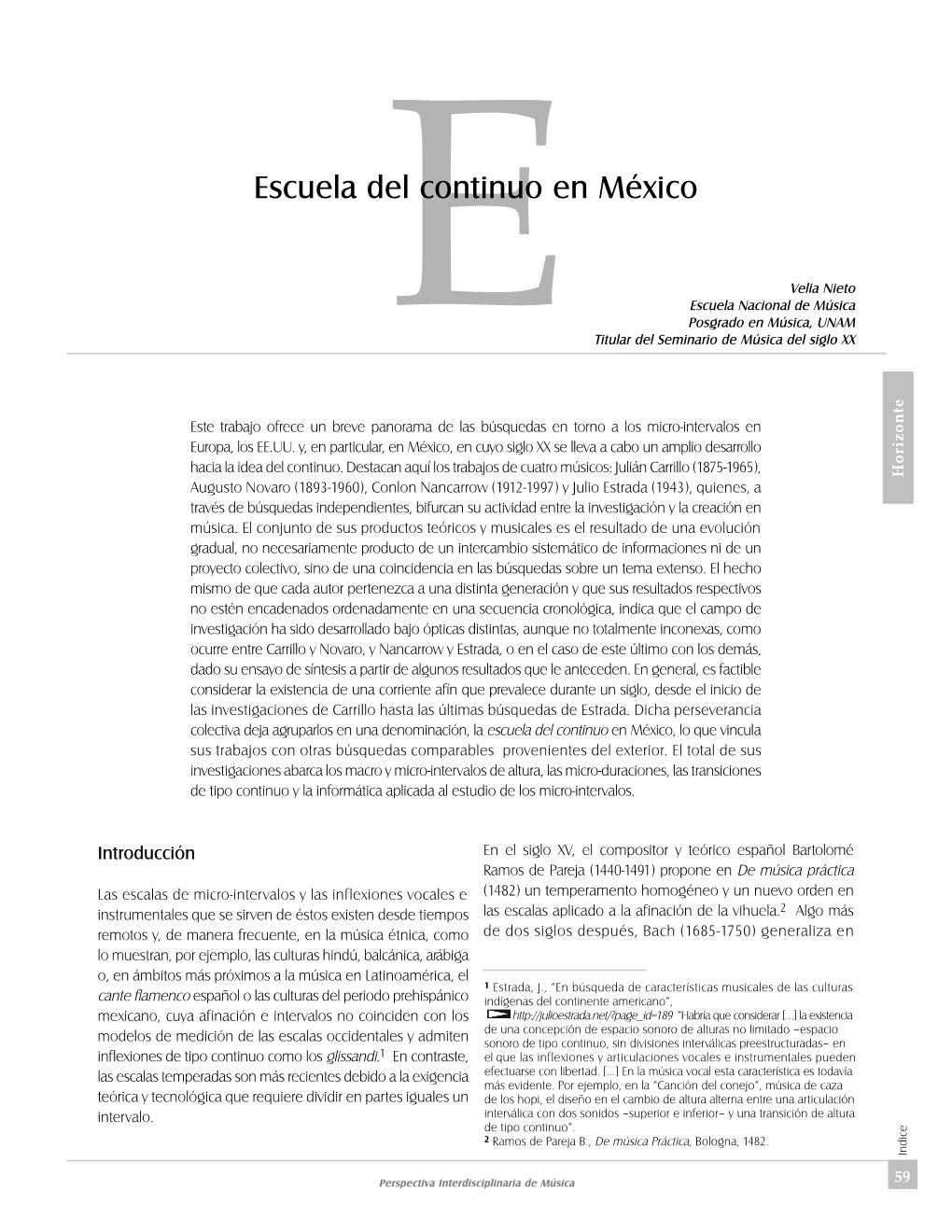 Eescuela Del Continuo En México