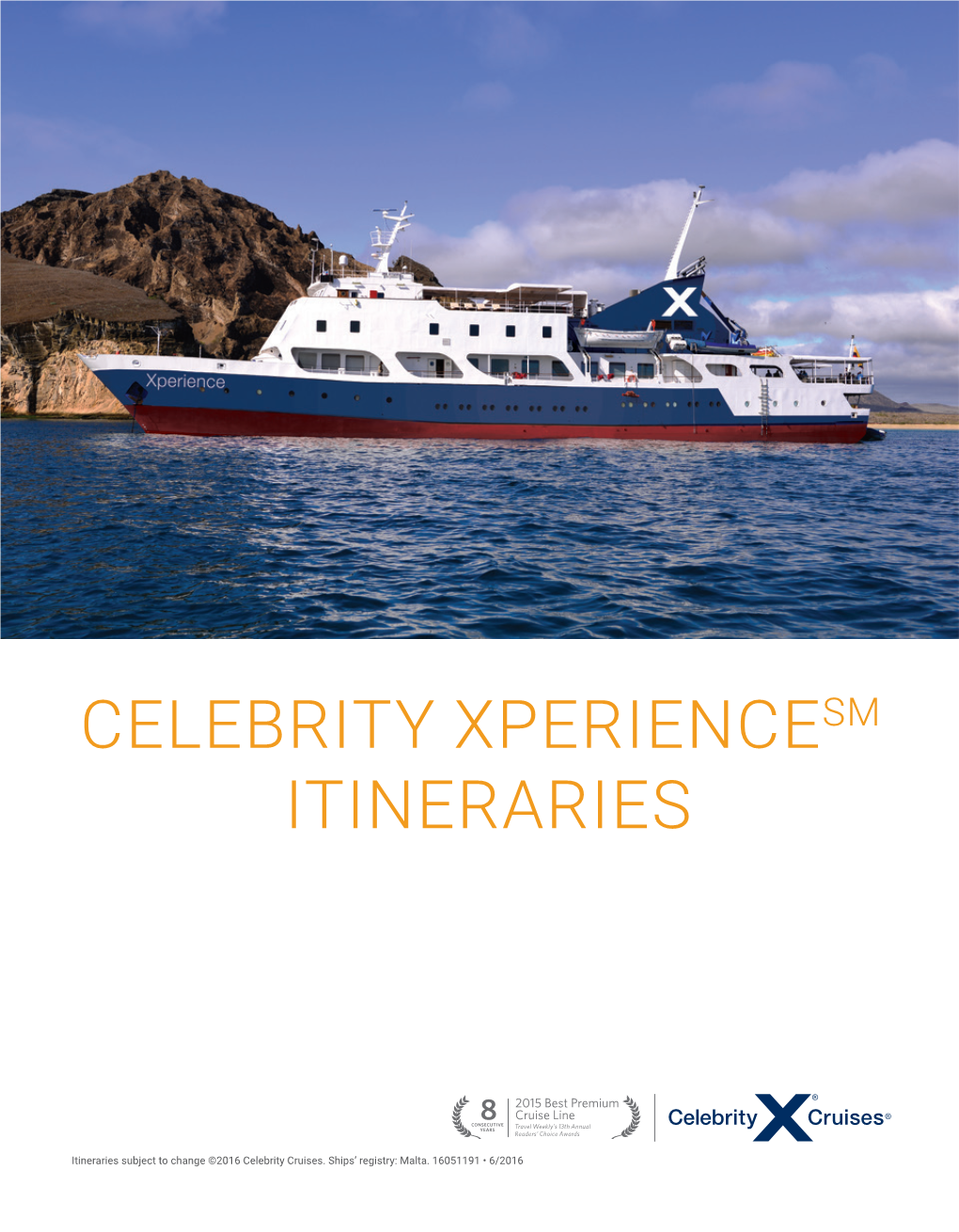 Celebrity Xperiencesm Itineraries