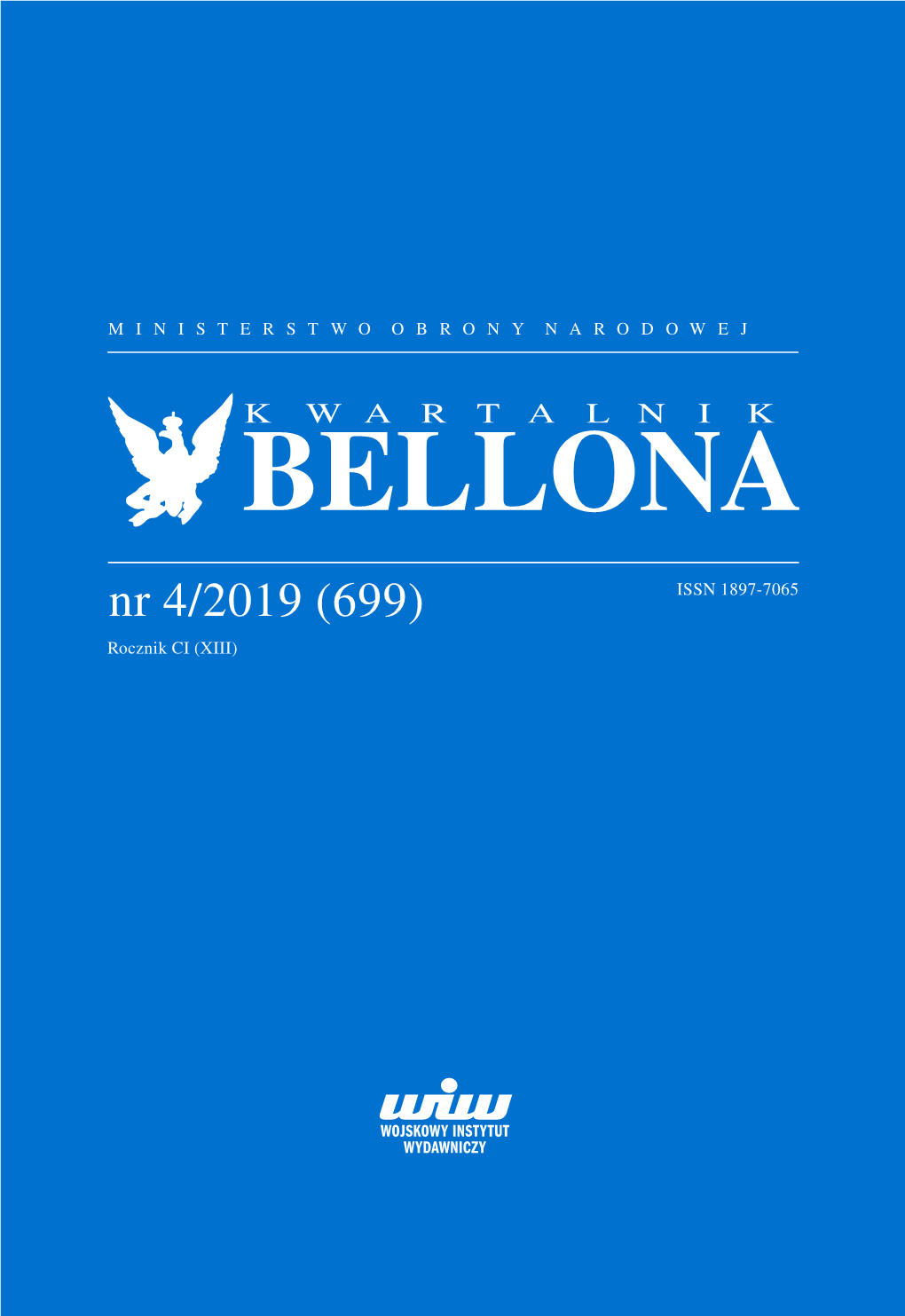 Kwartalnik Bellona 4 2019