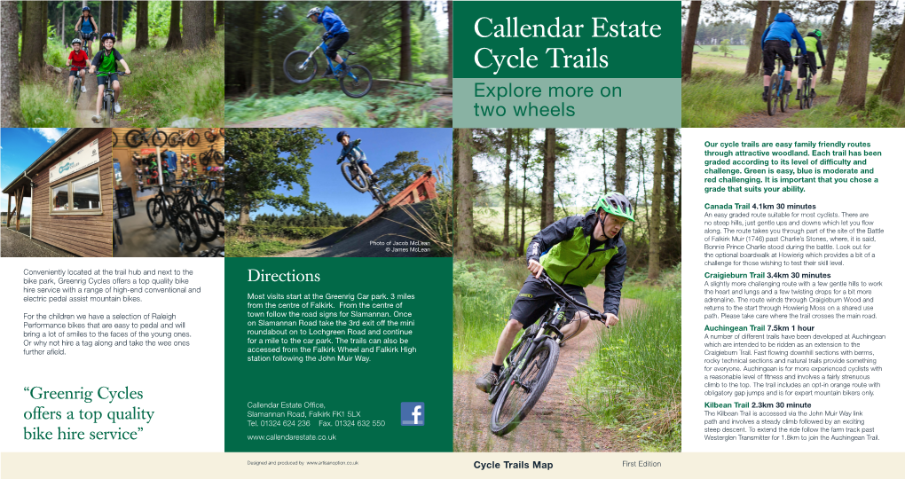 Callendar Estate Cycle Trails Explore More on Two Wheels