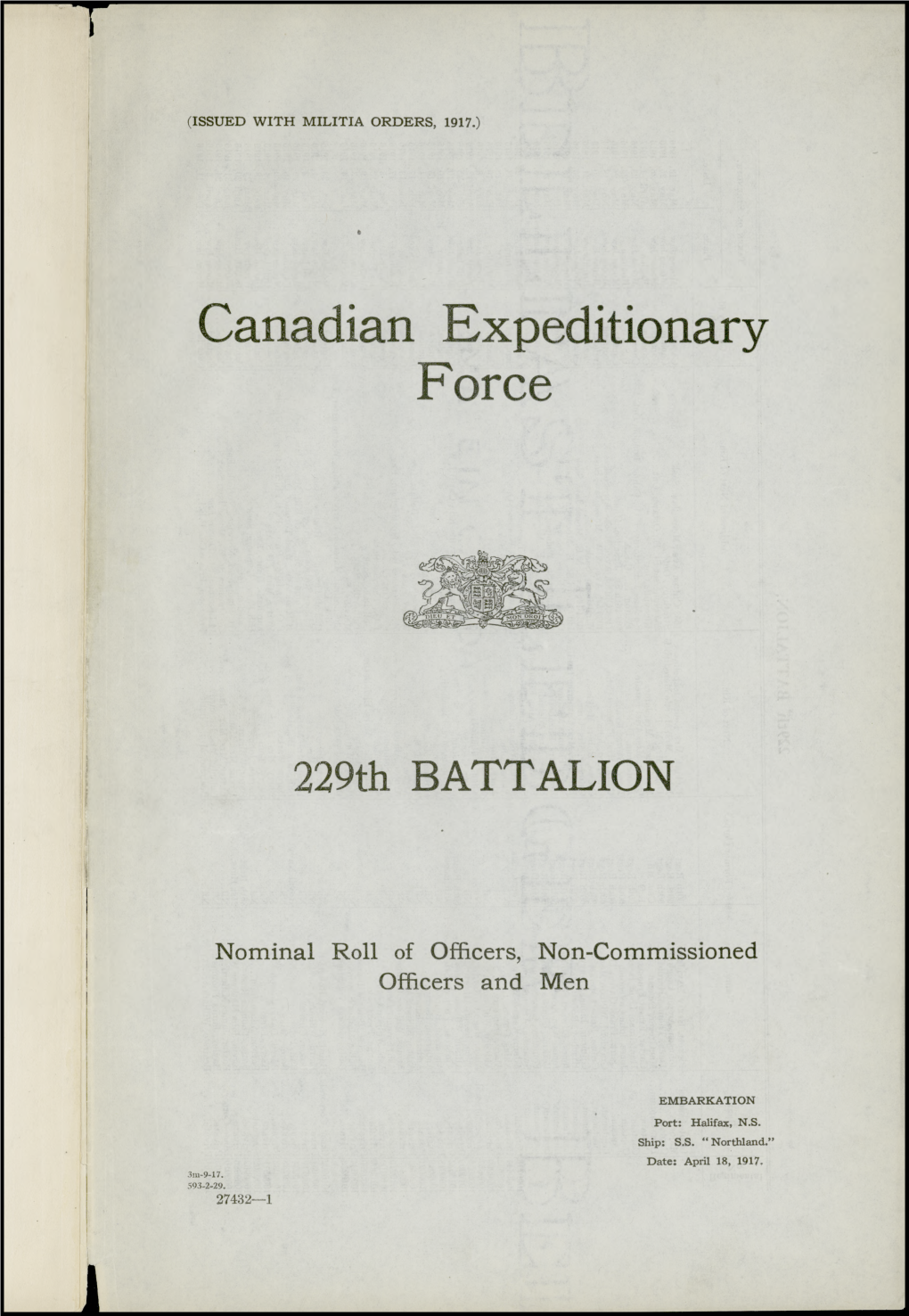 Canadian Expeditionary Force