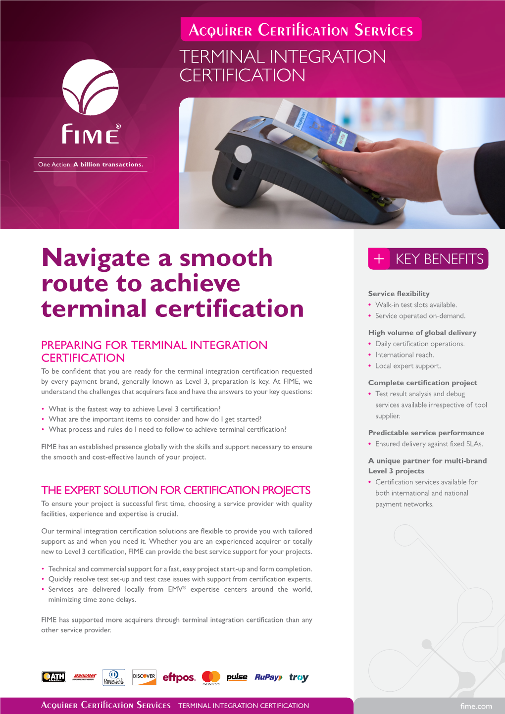 FIME Acquirer Certification Services
