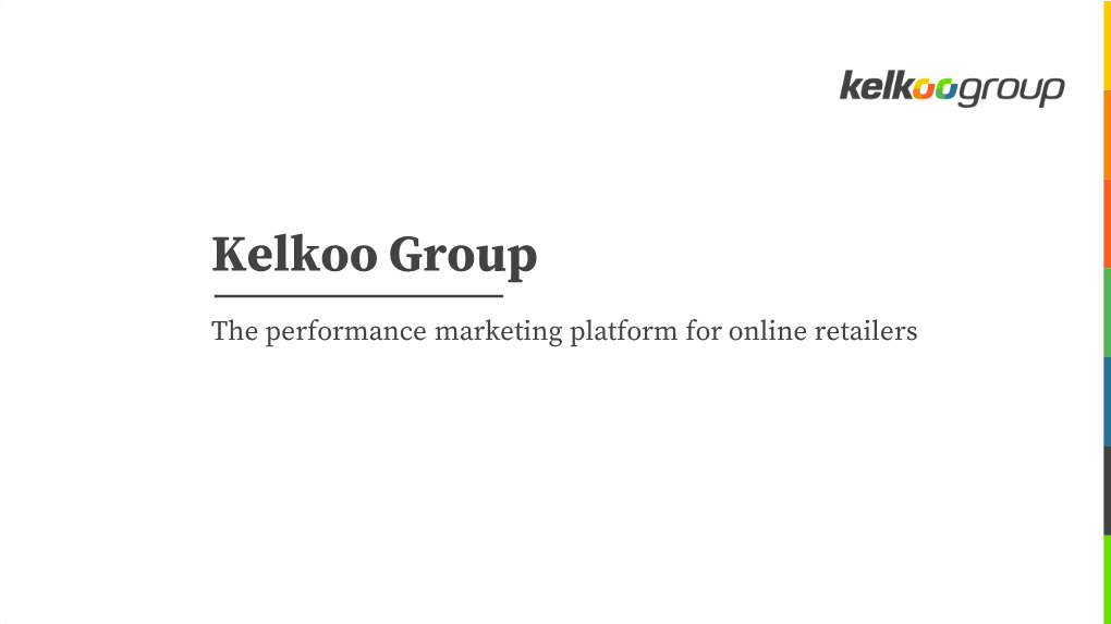Edit Master Title Style Kelkoo Group