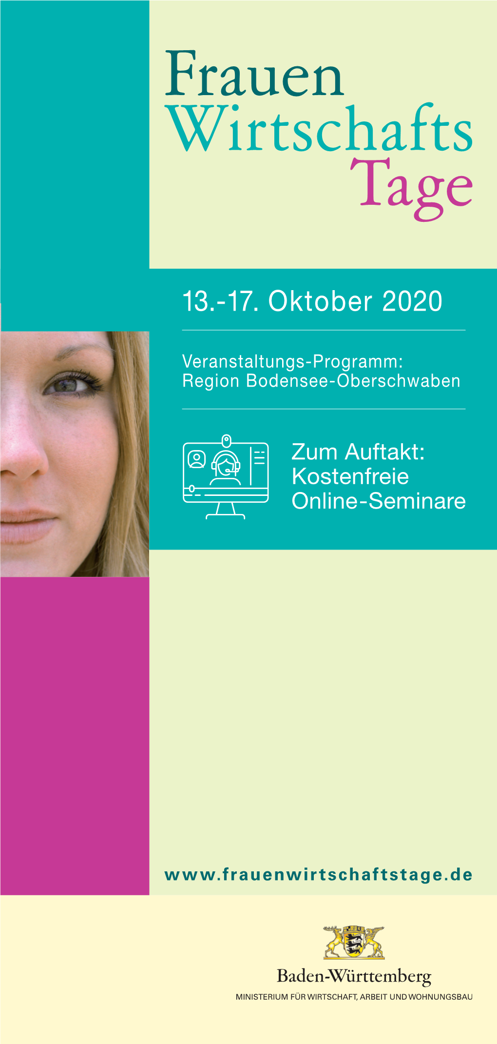 Programm Frauenwirtschaftstage 2020 Ravneburg Region Bodensee