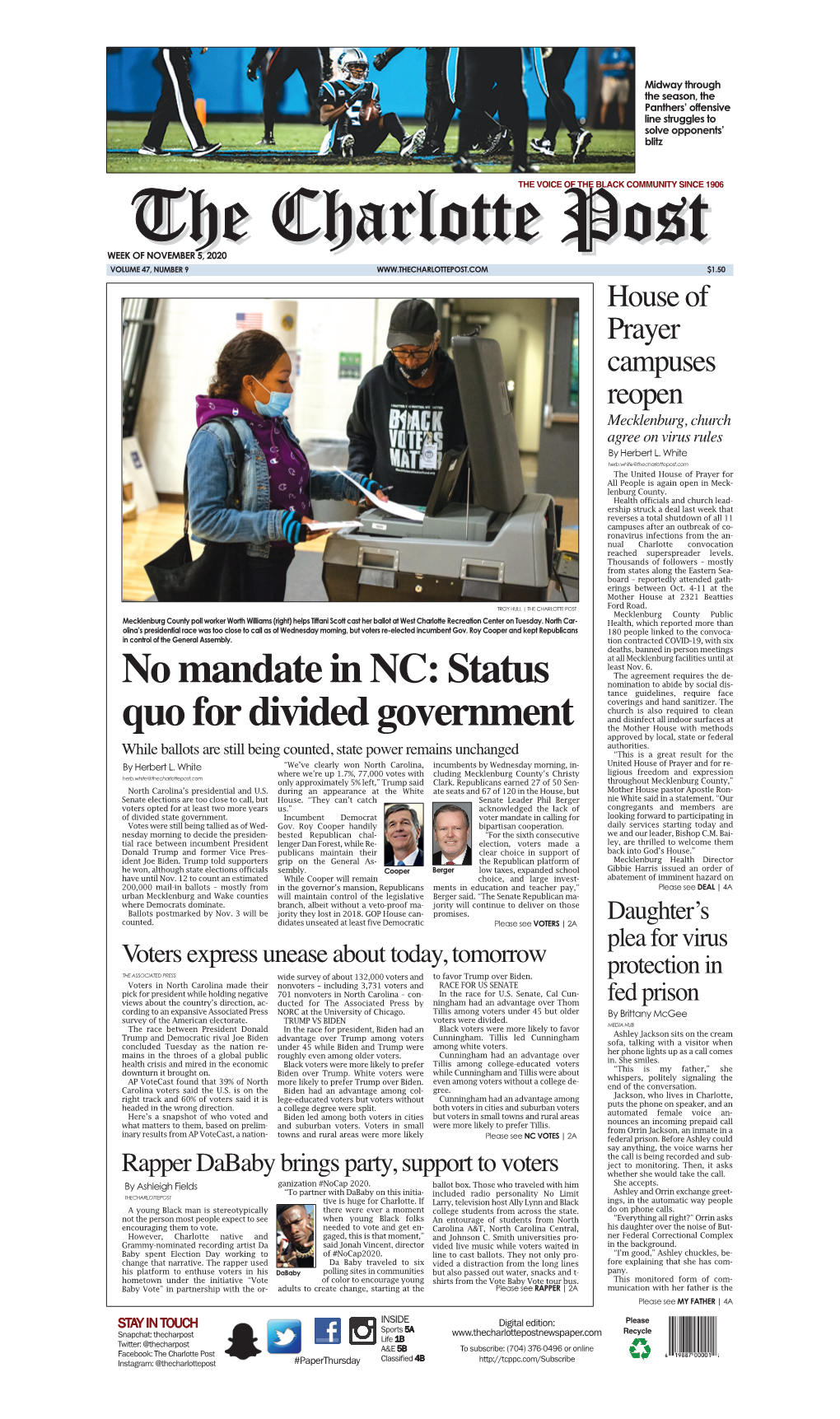 No Mandate in NC: Status Quo for Divided Government