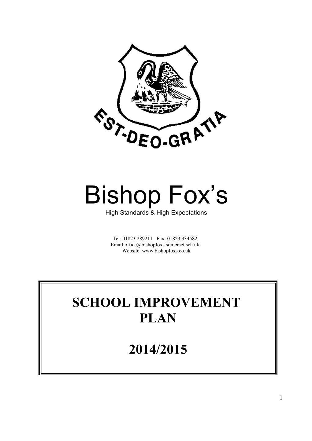 The School Improvement Plan