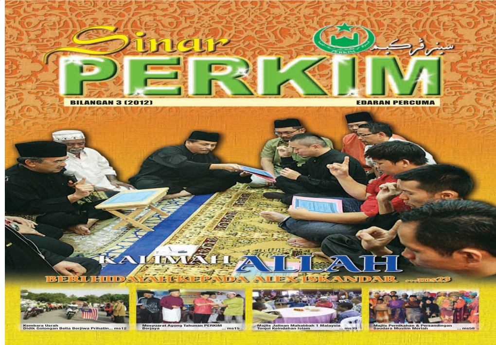 Cov. Sinar Perkim Edisi.3 2012:Layout 1 2/1/13 4:00 PM Page 1