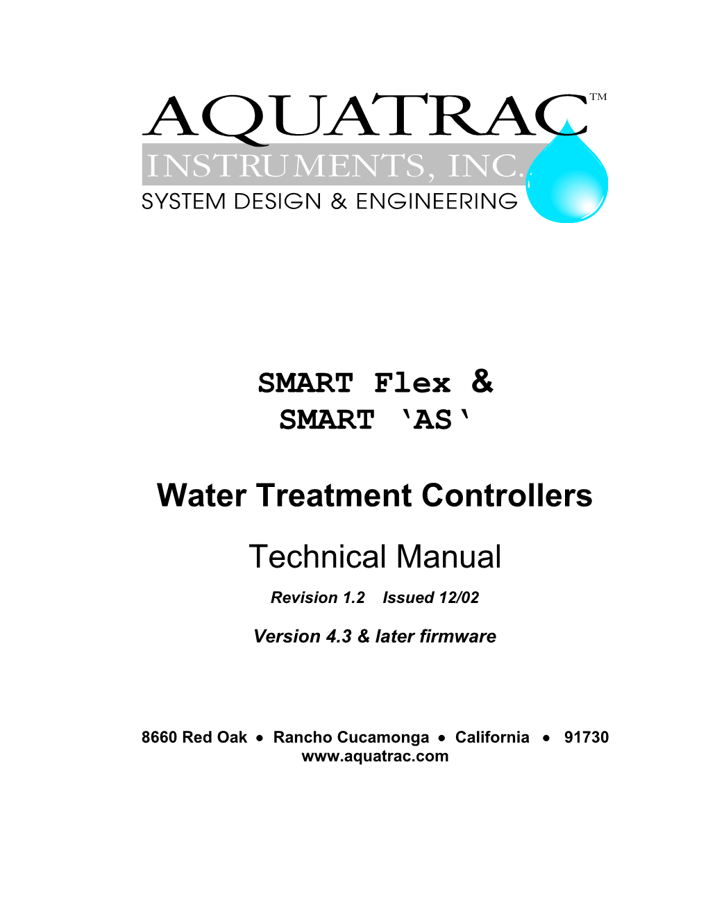 Water Treatment Controllers