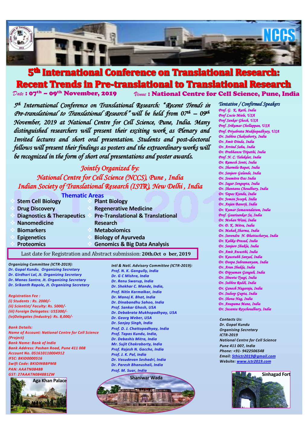 5Th ICTR-2019 Flyer.Ppt