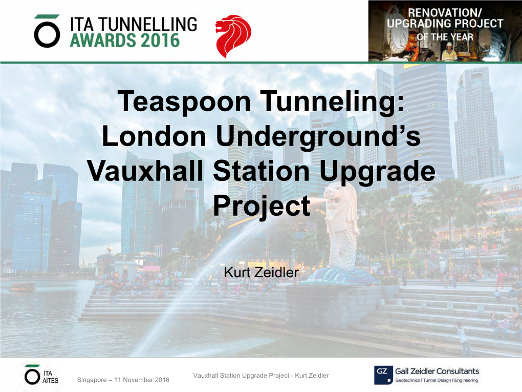 Vauxhall Station Upgrade Project