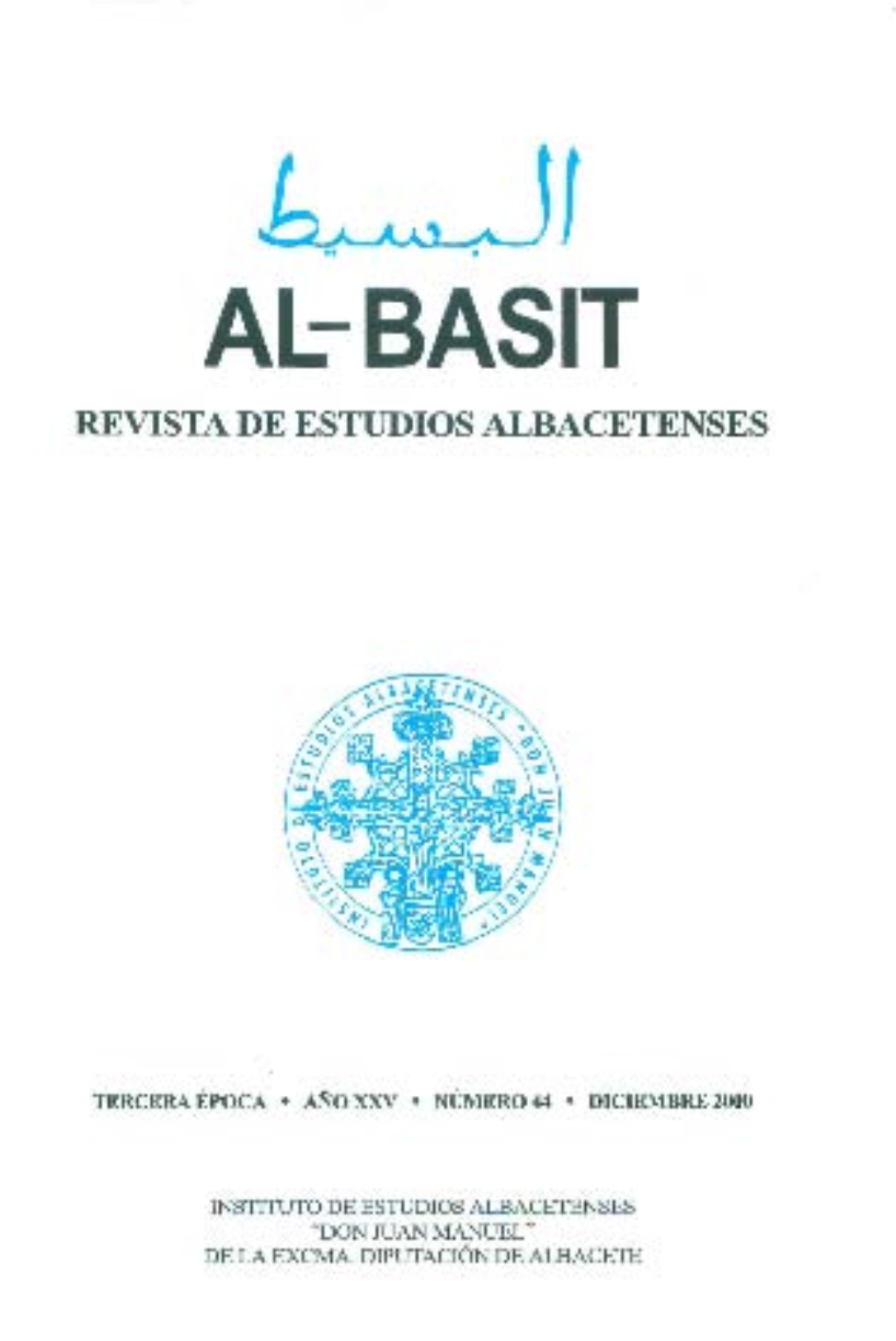 Al-Basit Revista De Estudios Albacetenses