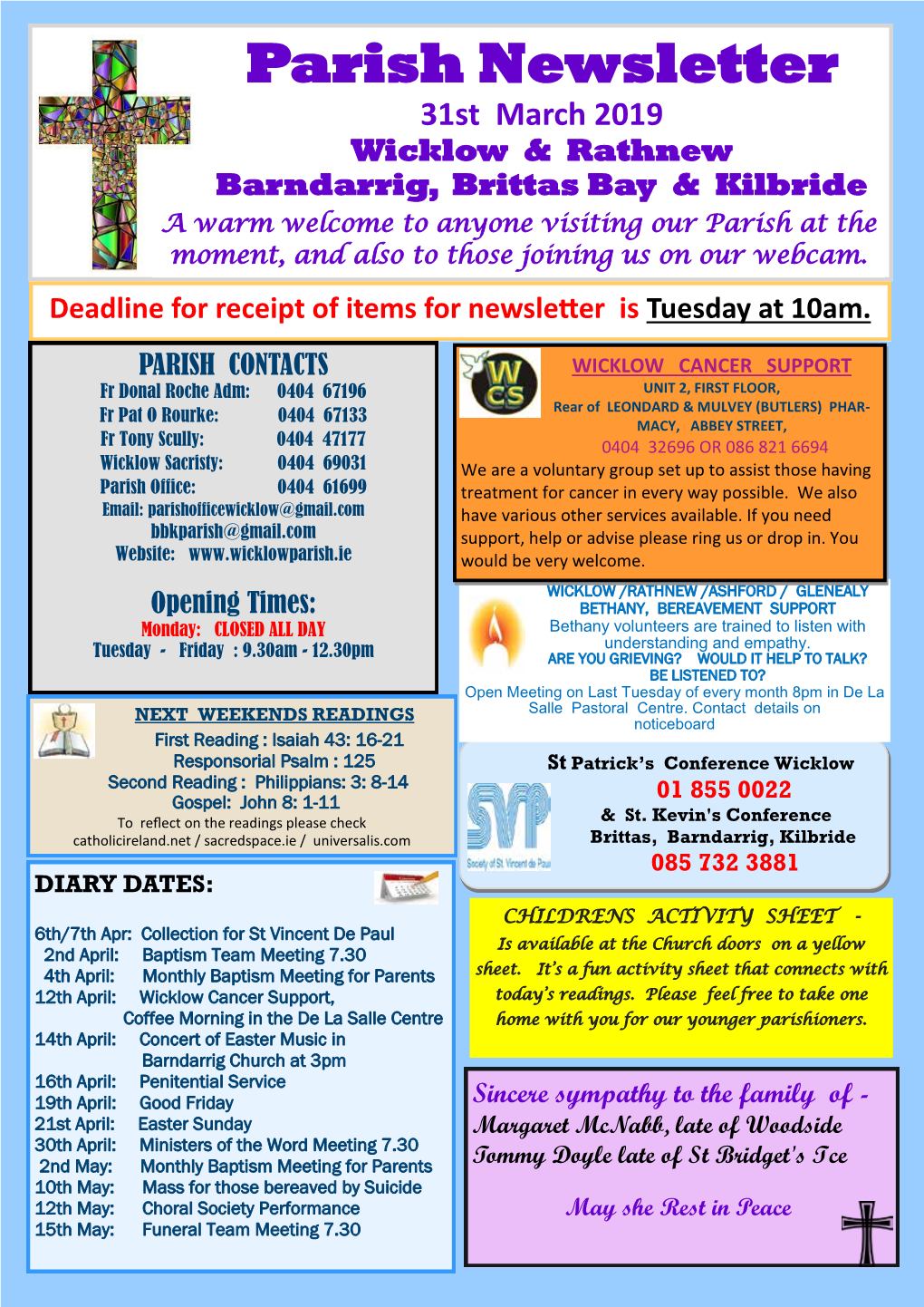 Parish Newsletter