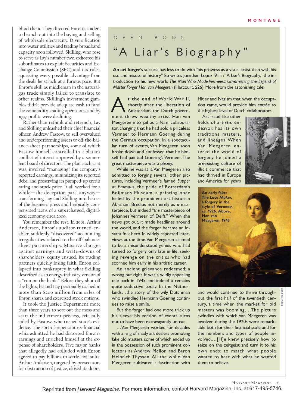 “A Liar's Biography”