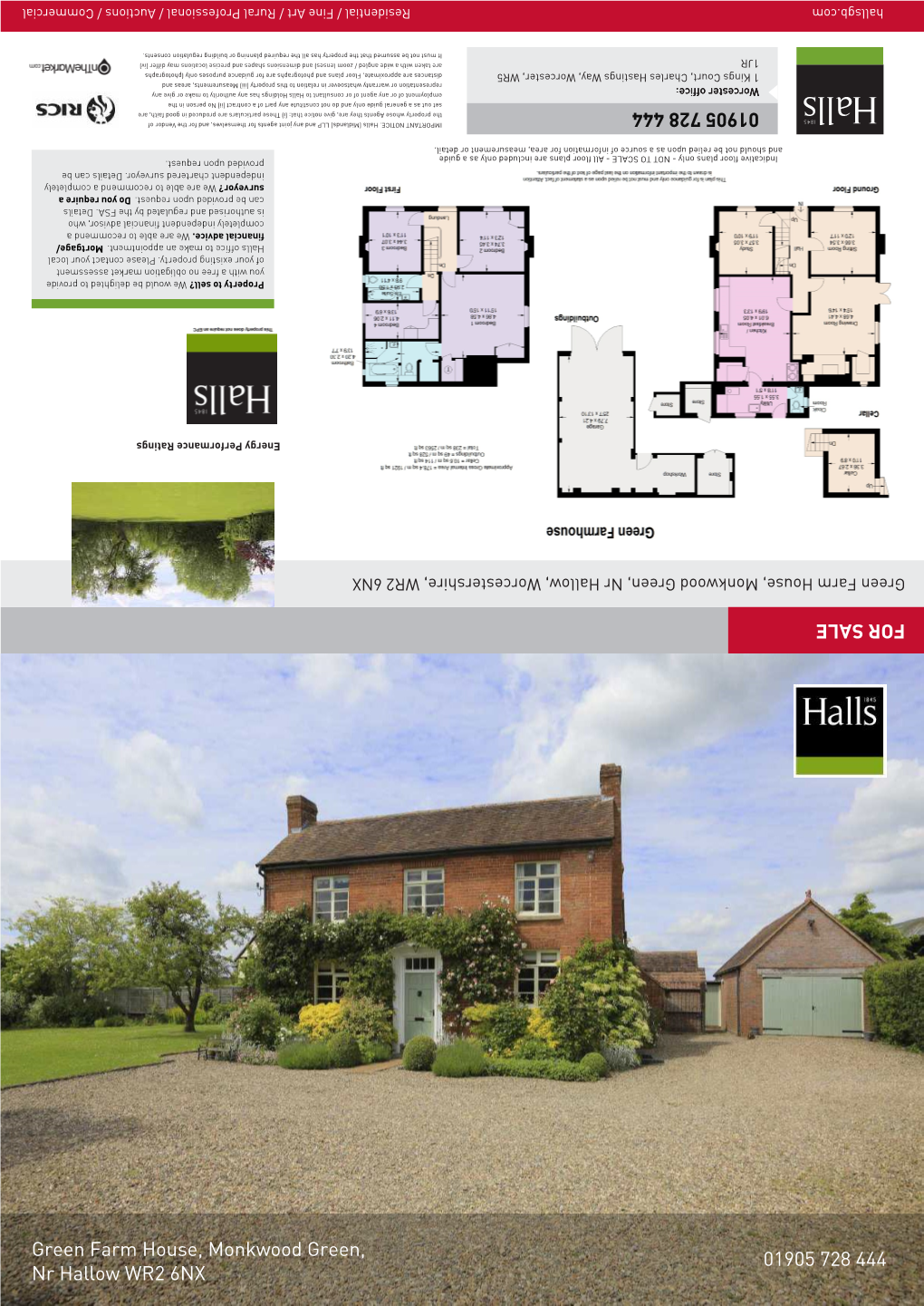 Green Farm House, Monkwood Green, Nr Hallow WR2 6NX 01905 728