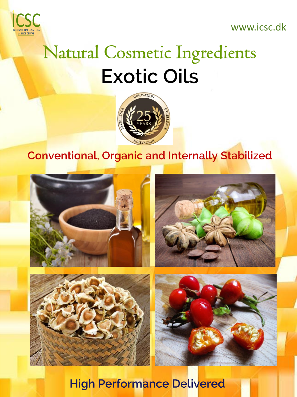 Natural Cosmetic Ingredients Exotic Oils