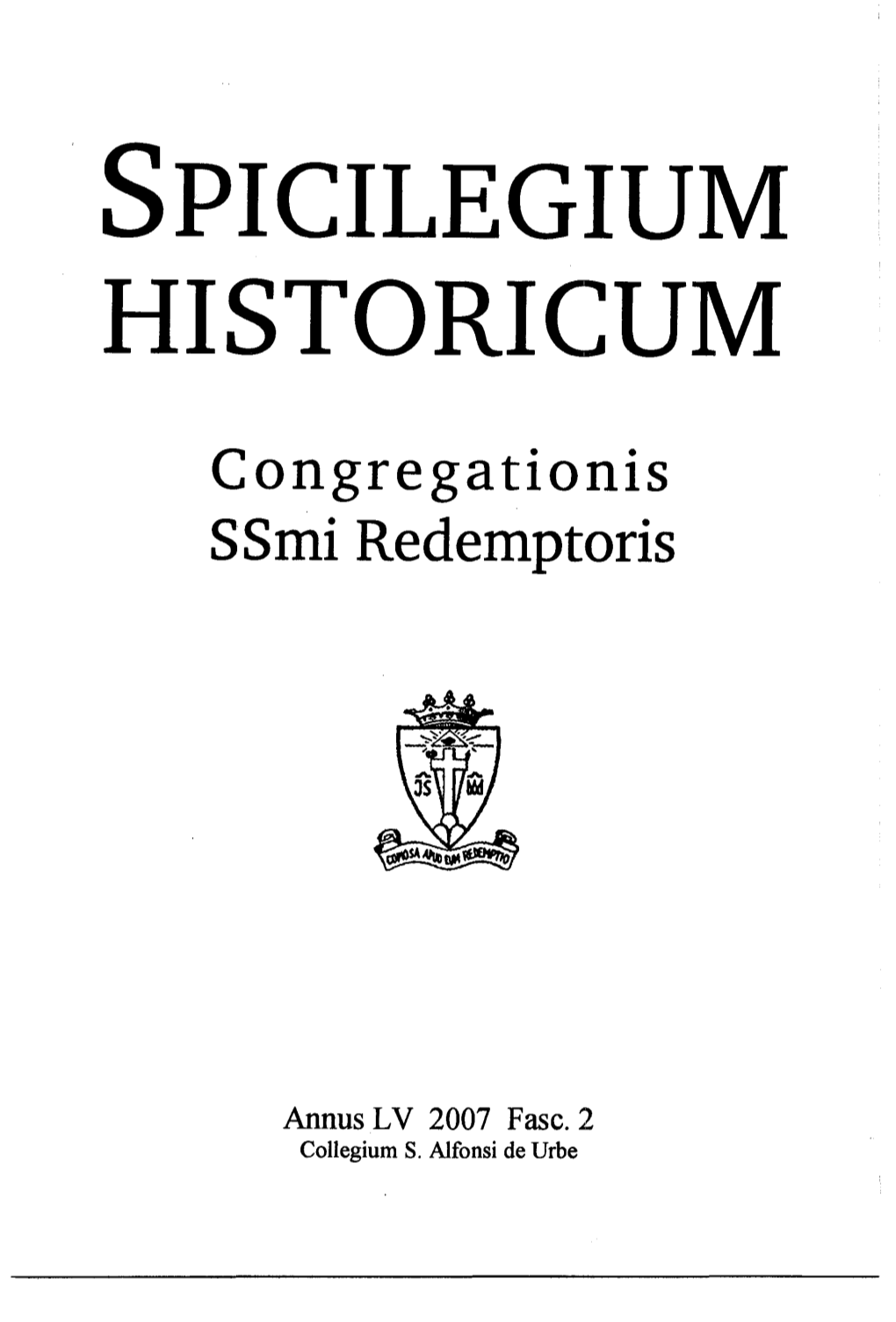 Spicilegium Historicum