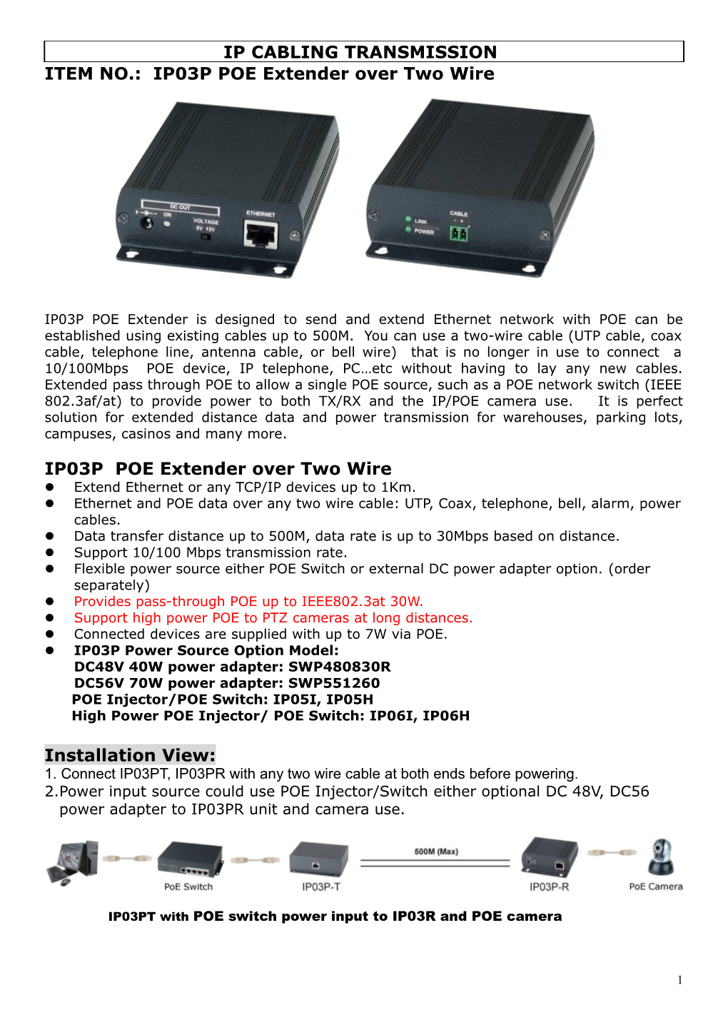 Twisted Pair Transmision System