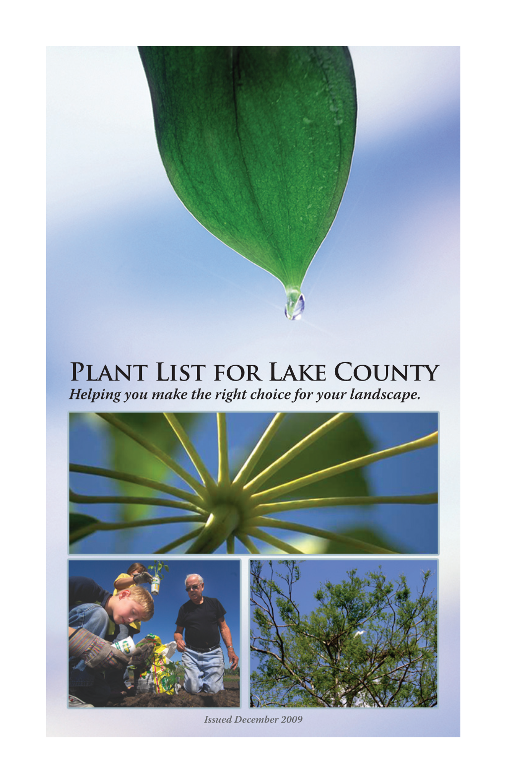 Lake County Plant List