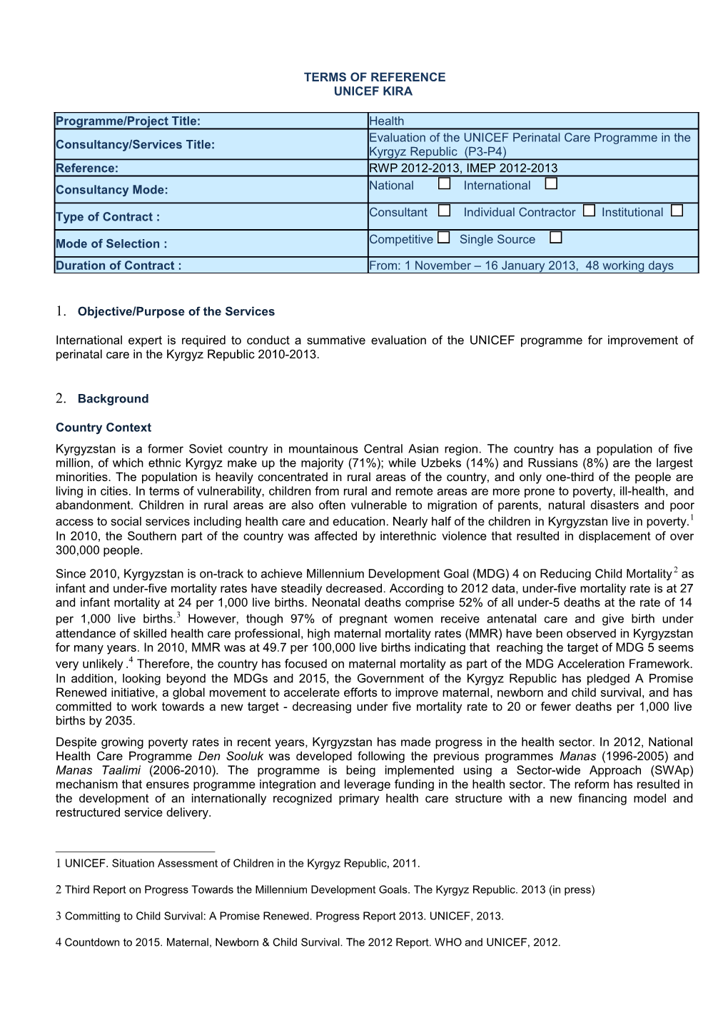 Terms of Reference s15