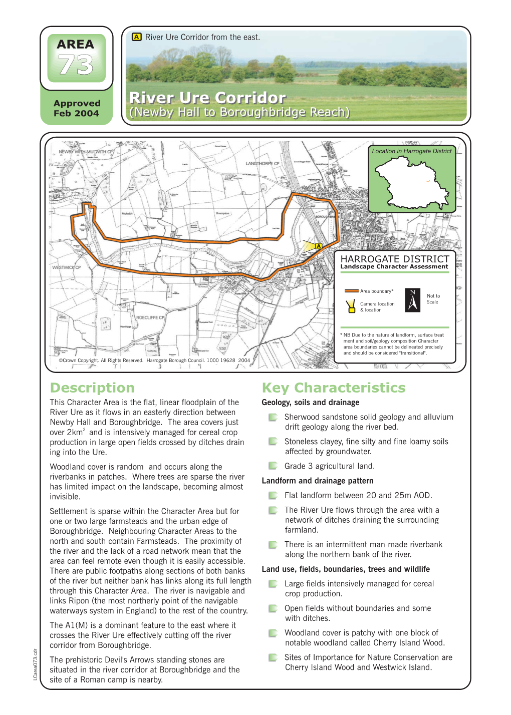 Area 73 River Ure Corridor (Newby Hall to Boroughbridge Reach)