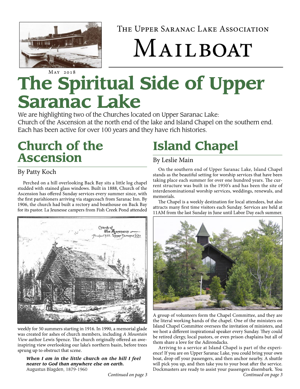 Upper Saranac Lake Association