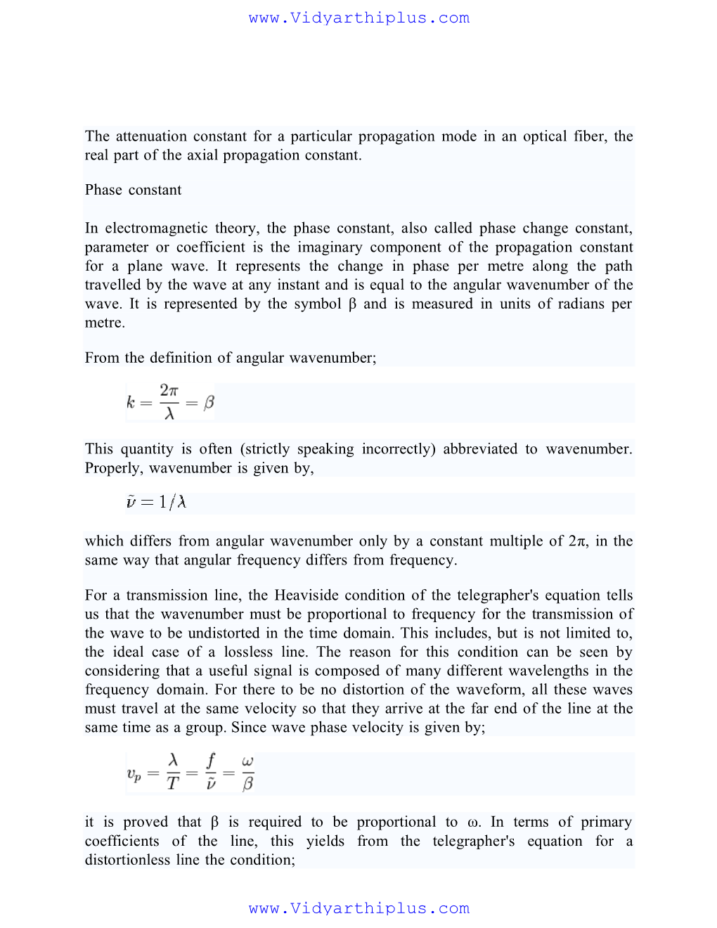 Page 1 the Attenuation Constant for a Particular Propagation Mode in An