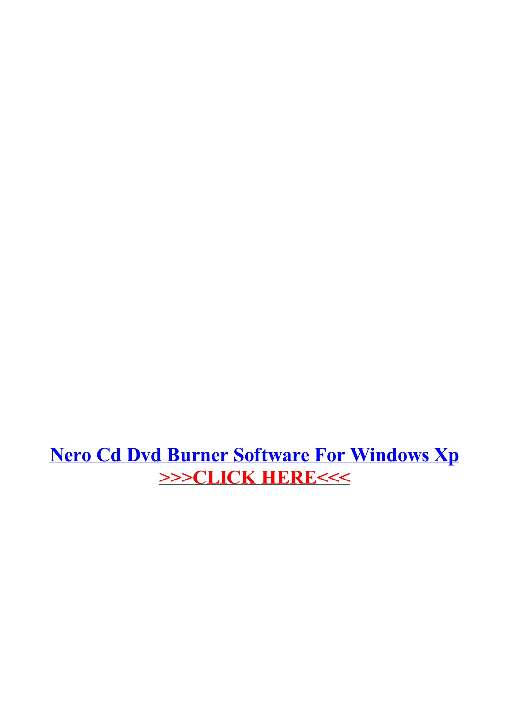 Nero Cd Dvd Burner Software for Windows Xp