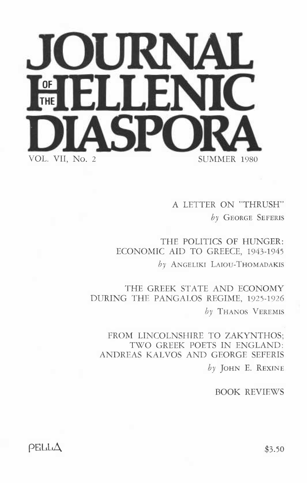 Journal of Lenic Diaspora Vol