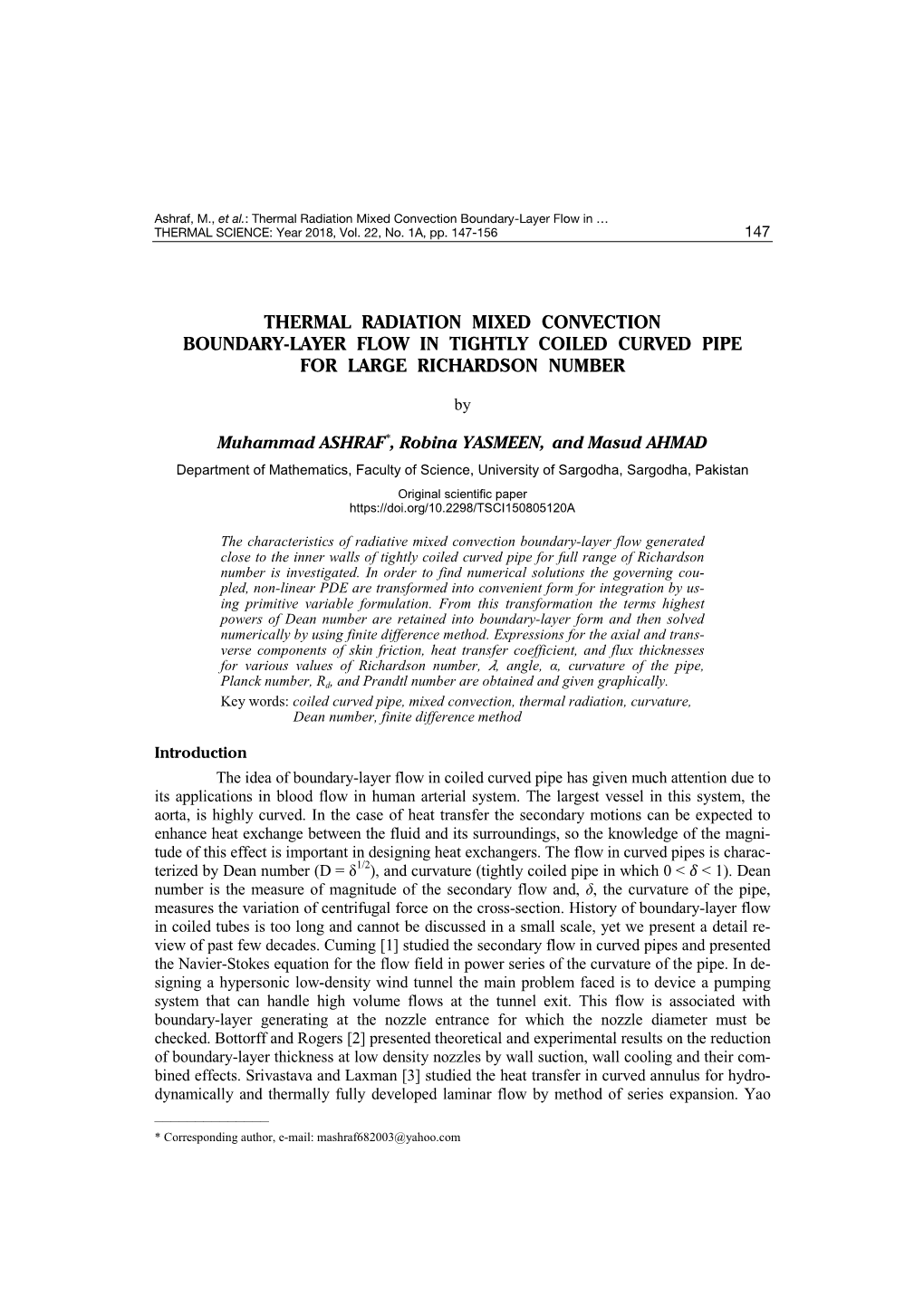 Thermal Radiation Mixed Convection Boundary Layer