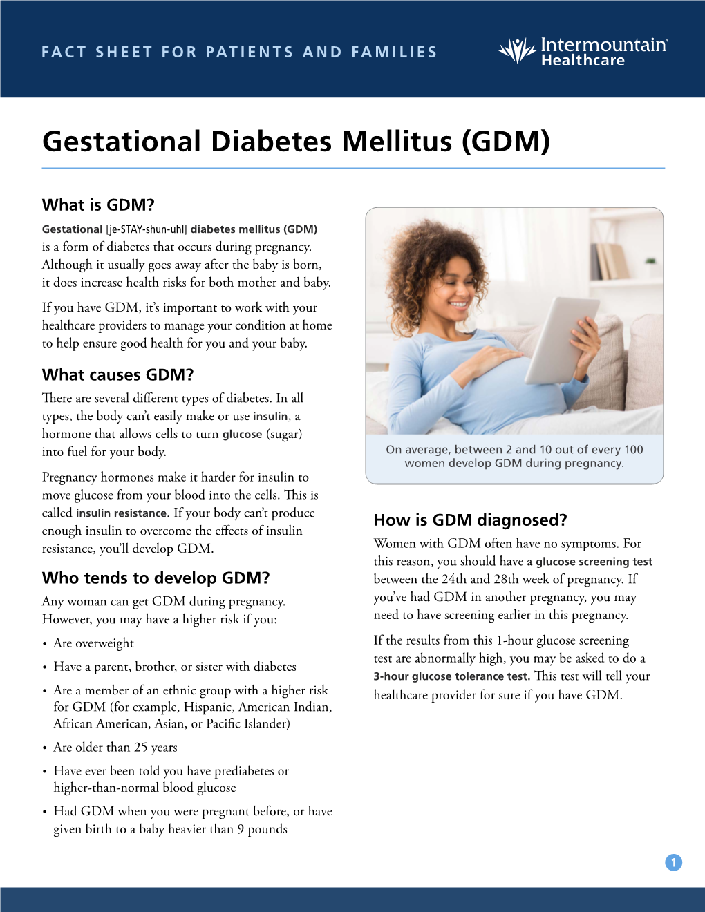 Gestational Diabetes Mellitus (GDM)