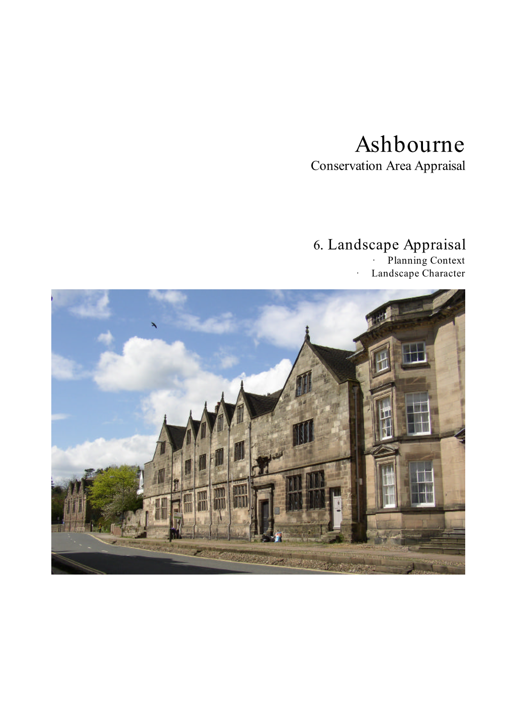 Ashbourne Conservation Area Appraisal