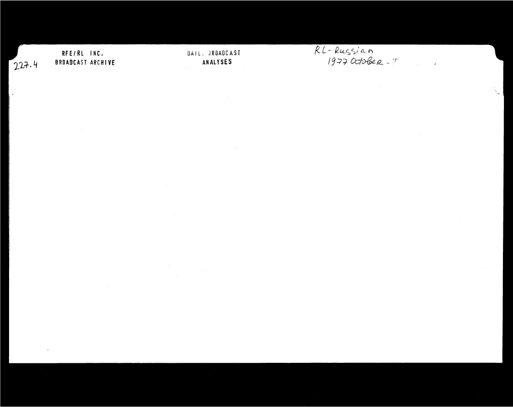 Rfe/Rl Inc. Analyses