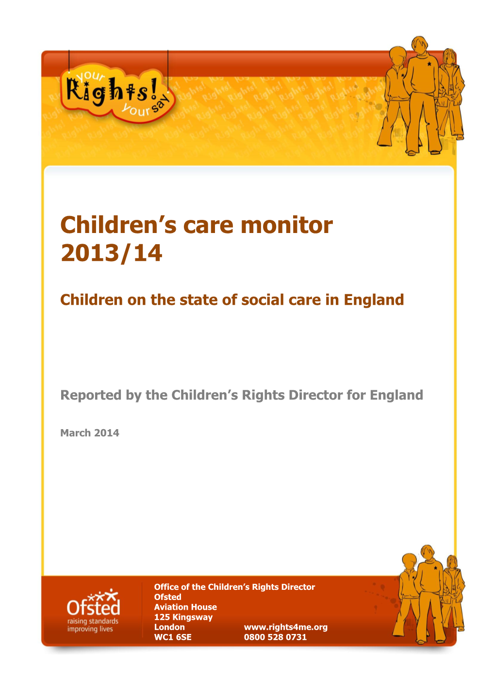 Children's Care Monitor 2013/14
