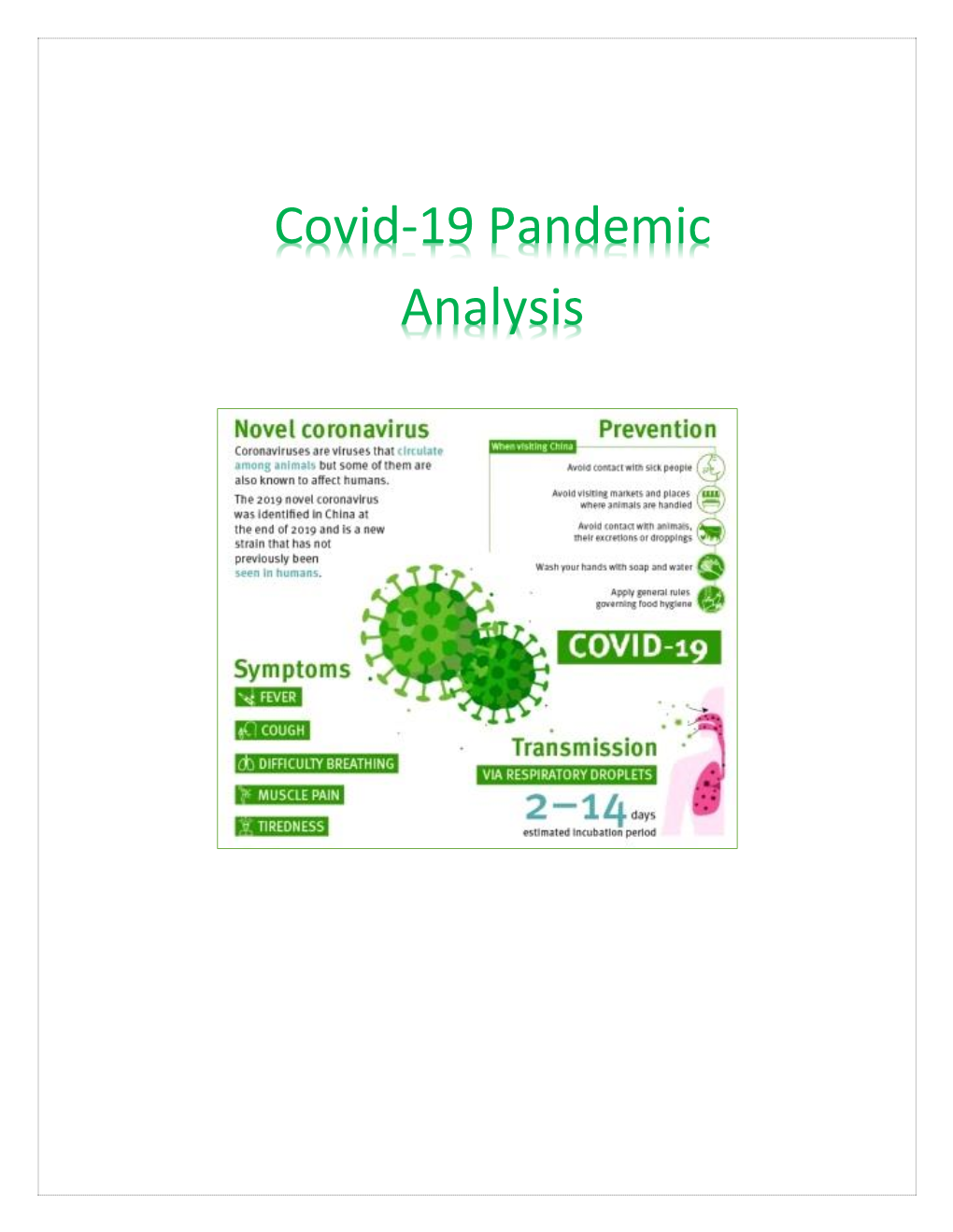 Covid-19 Pandemic Analysis Covid-19 Pandemic Analysis the Mysearch Website