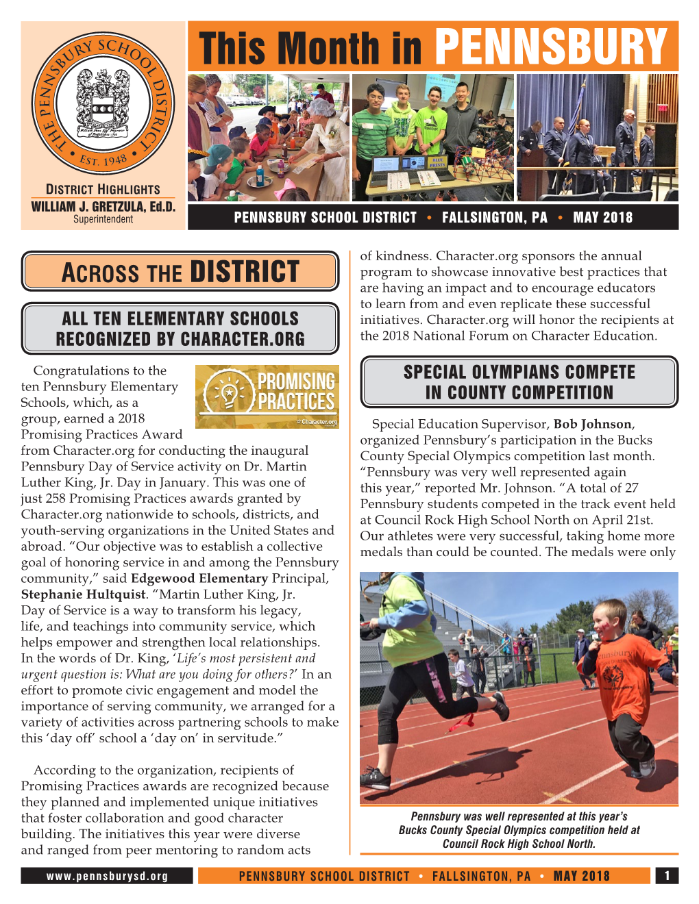 District Highlights Report 5 18