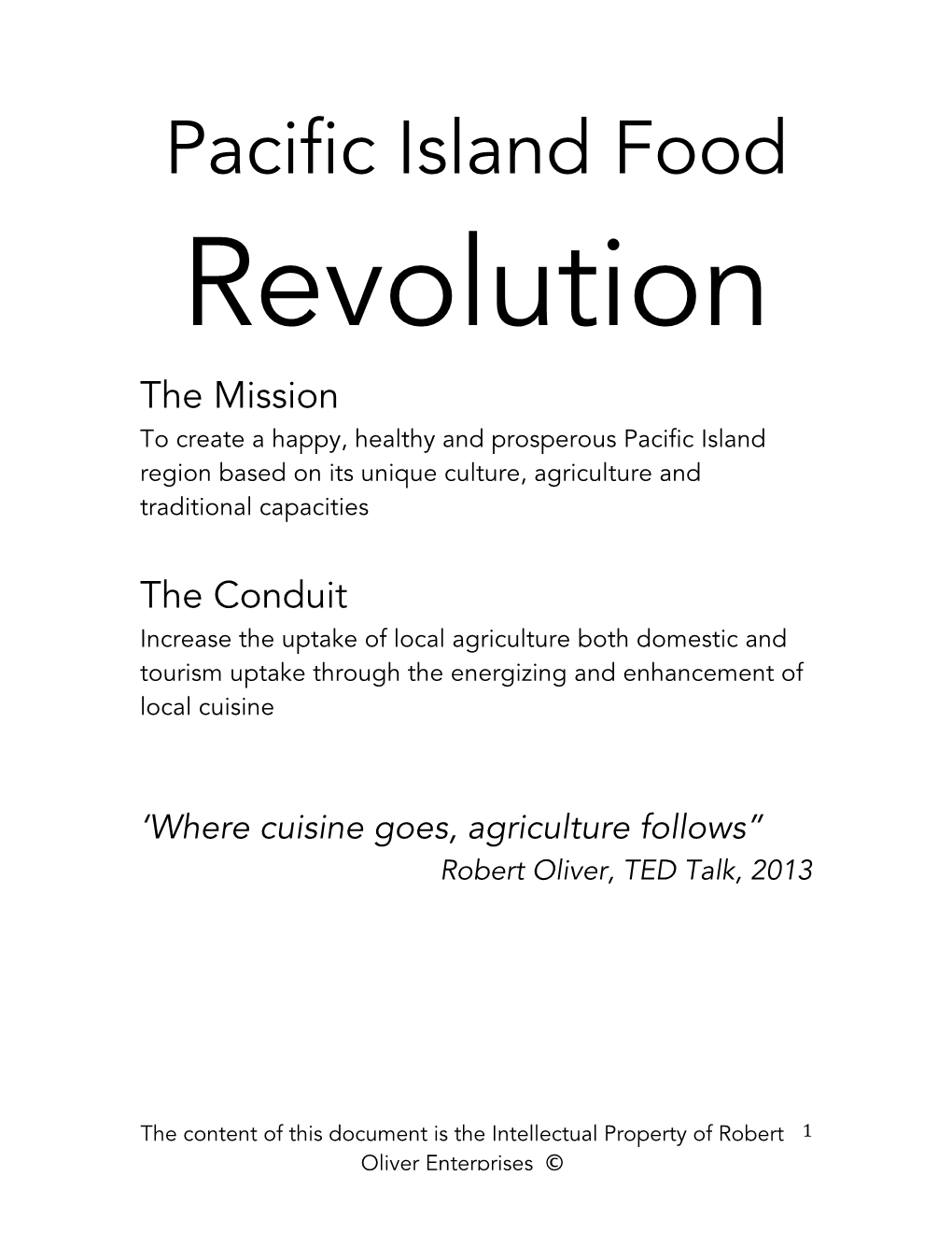 Pacific Island Food
