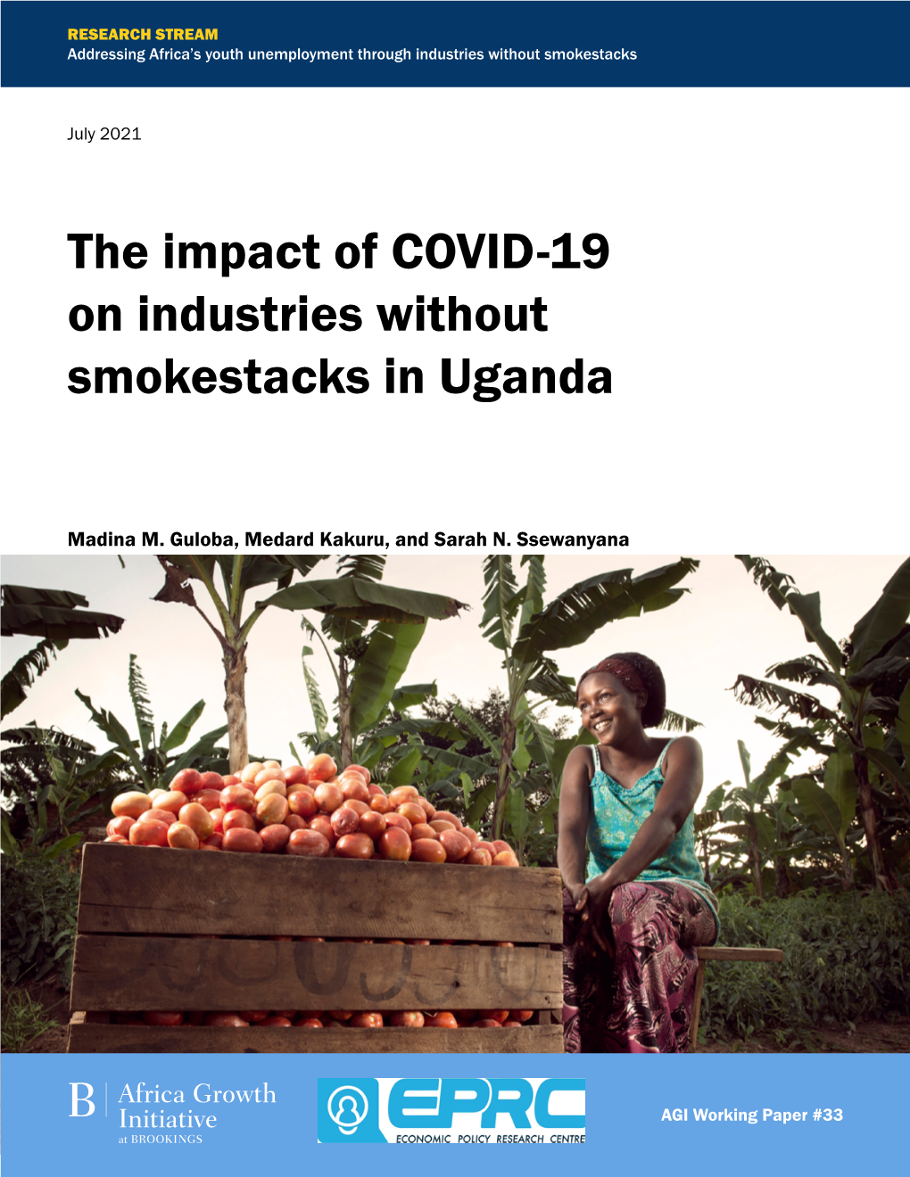 The Impact of COVID-19 on Industries Without Smokestacks in Uganda