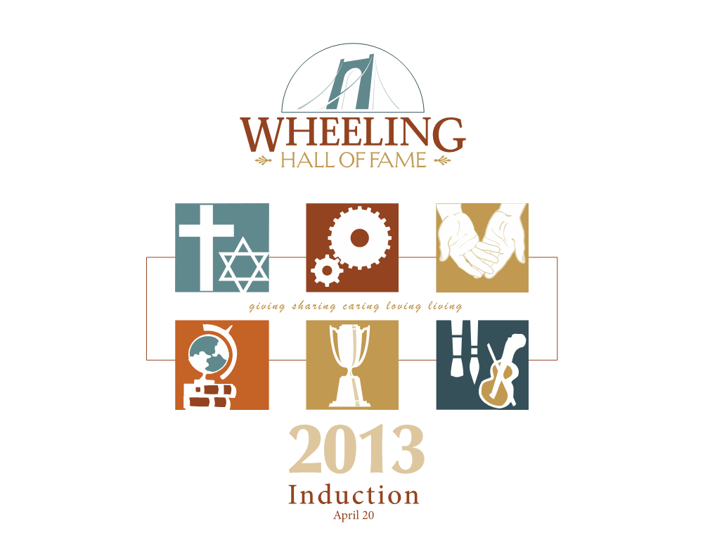 Induction April 20 Wheeling Hall of Fame Board