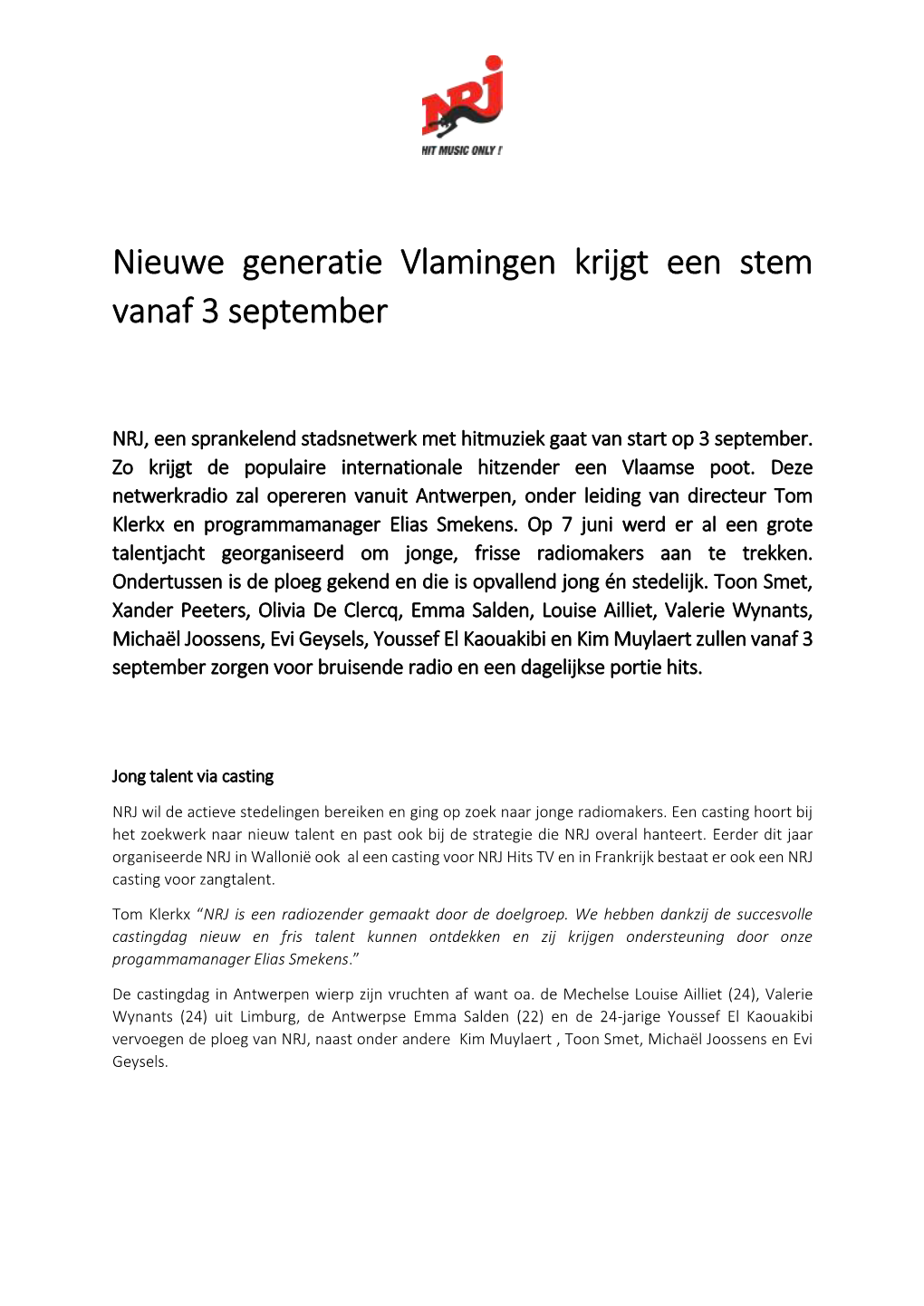 Nieuwe Generatie Vlamingen Krijgt Een Stem Vanaf 3 September