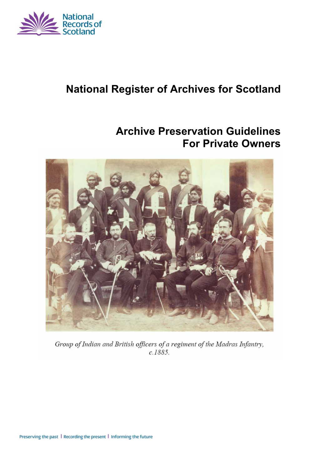 National Register of Archives for Scotland Archive Preservation